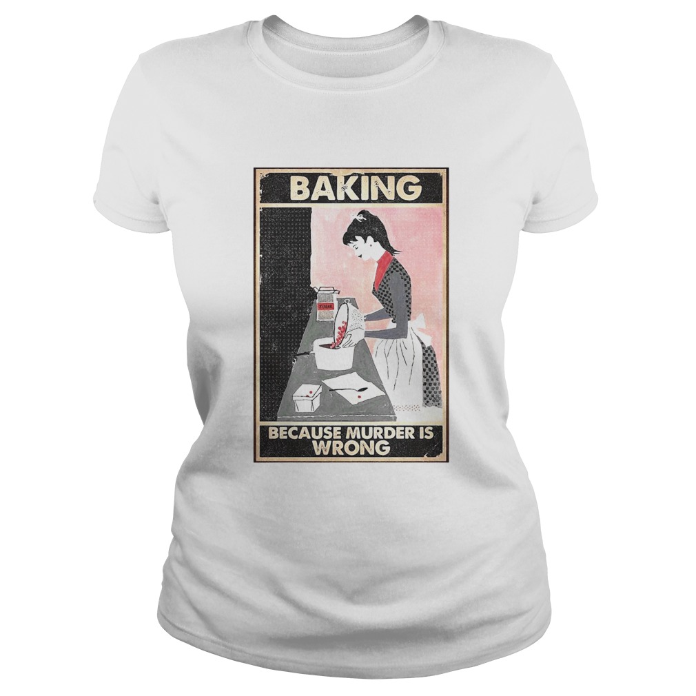 Murder Is Wrong Baking Vertical Poster Classic Ladies