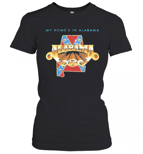 My Home'S In Alabama British Flag T-Shirt Classic Women's T-shirt