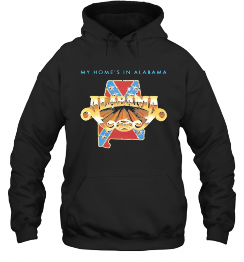 My Home'S In Alabama British Flag T-Shirt Unisex Hoodie