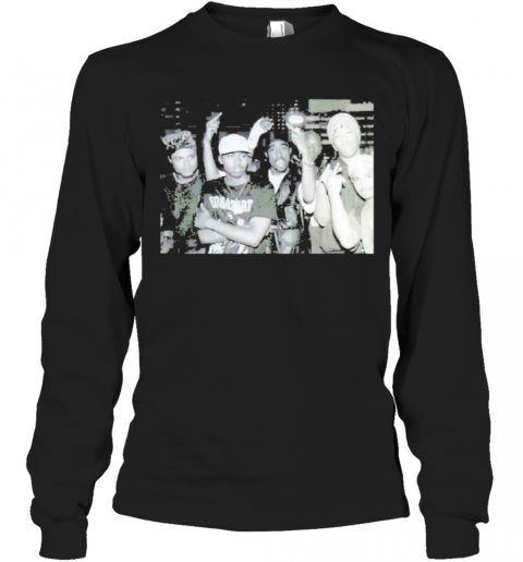 Nas Pac Redman Legends Hip Hop Rap T-Shirt Long Sleeved T-shirt 