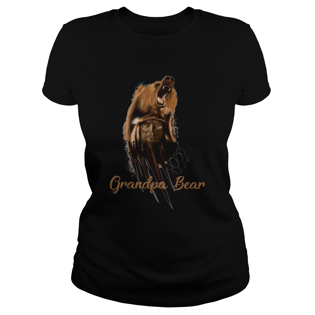 Native American Grandpa Bear Classic Ladies