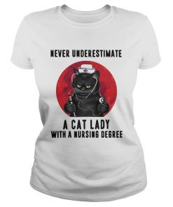 Never Underestimate A Cat Lady With A Nursing Degree  Classic Ladies