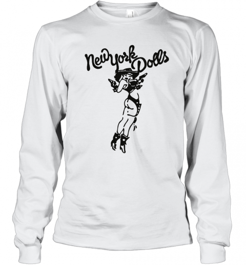 New York Dolls Band Lady T-Shirt Long Sleeved T-shirt 