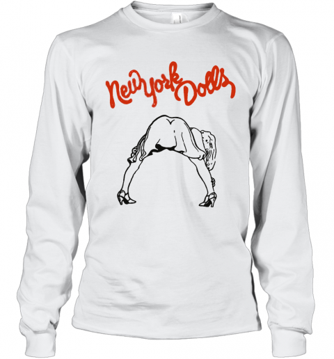 New York Dolls Band Woman T-Shirt Long Sleeved T-shirt 