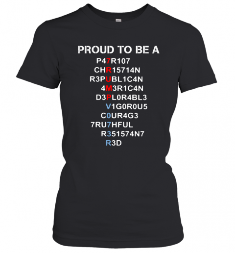 Nice Proud To Be A Trump Halloween T-Shirt Classic Women's T-shirt