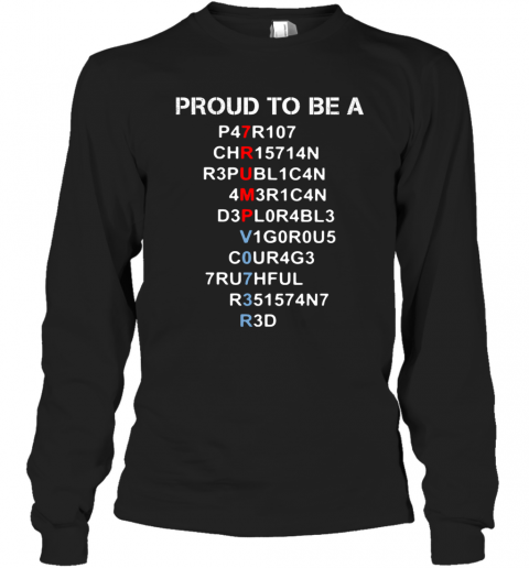Nice Proud To Be A Trump Halloween T-Shirt Long Sleeved T-shirt 