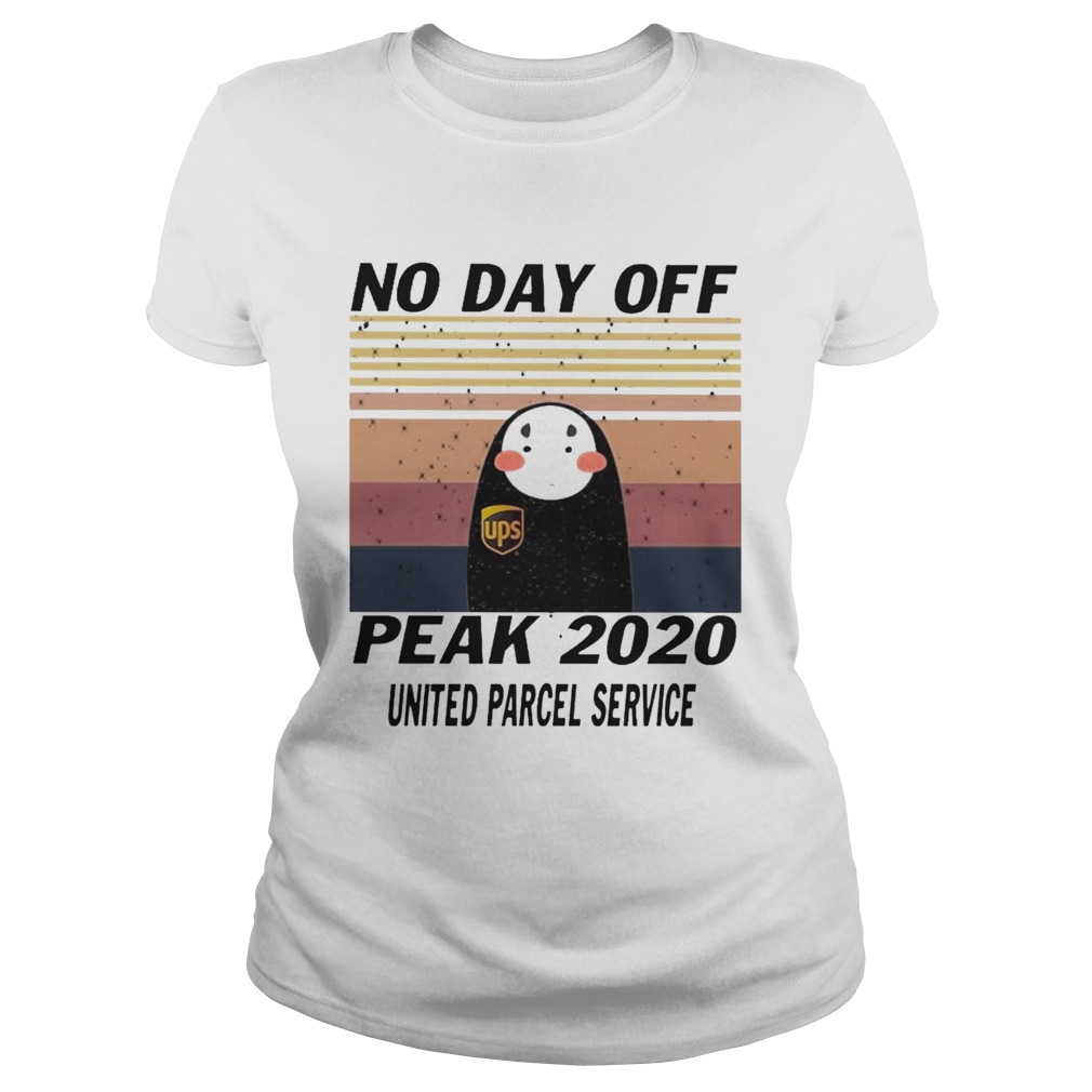 No Day Off Peak 2020 United Parcel Service Vintage Classic Ladies