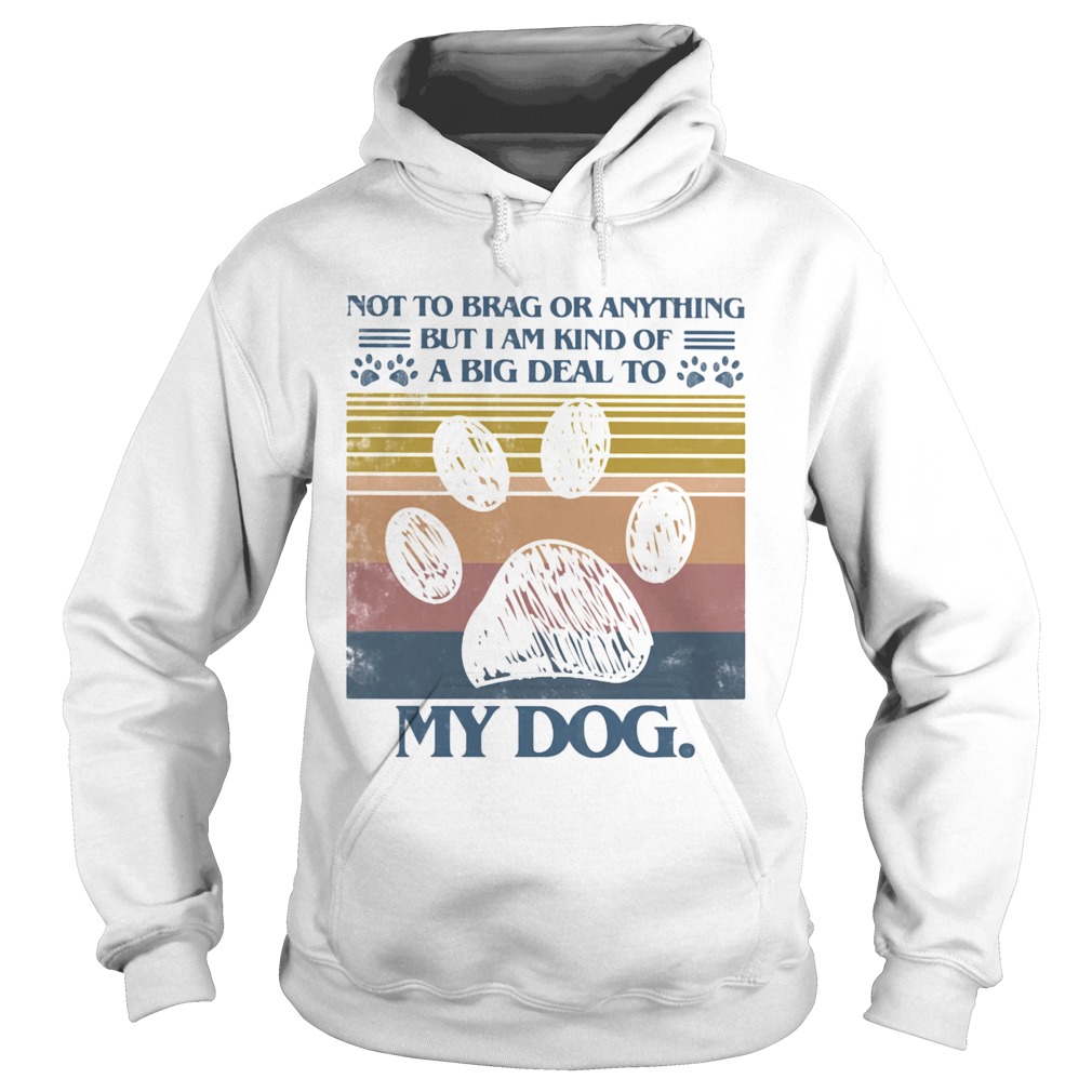Not To Brag Or Anything But I Am Kind Of A Big Deal To My Dog Hoodie