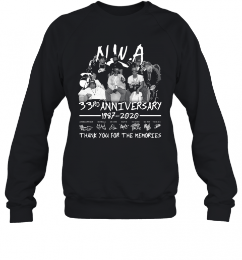 Nwa 33Rd Anniversary T-Shirt Unisex Sweatshirt