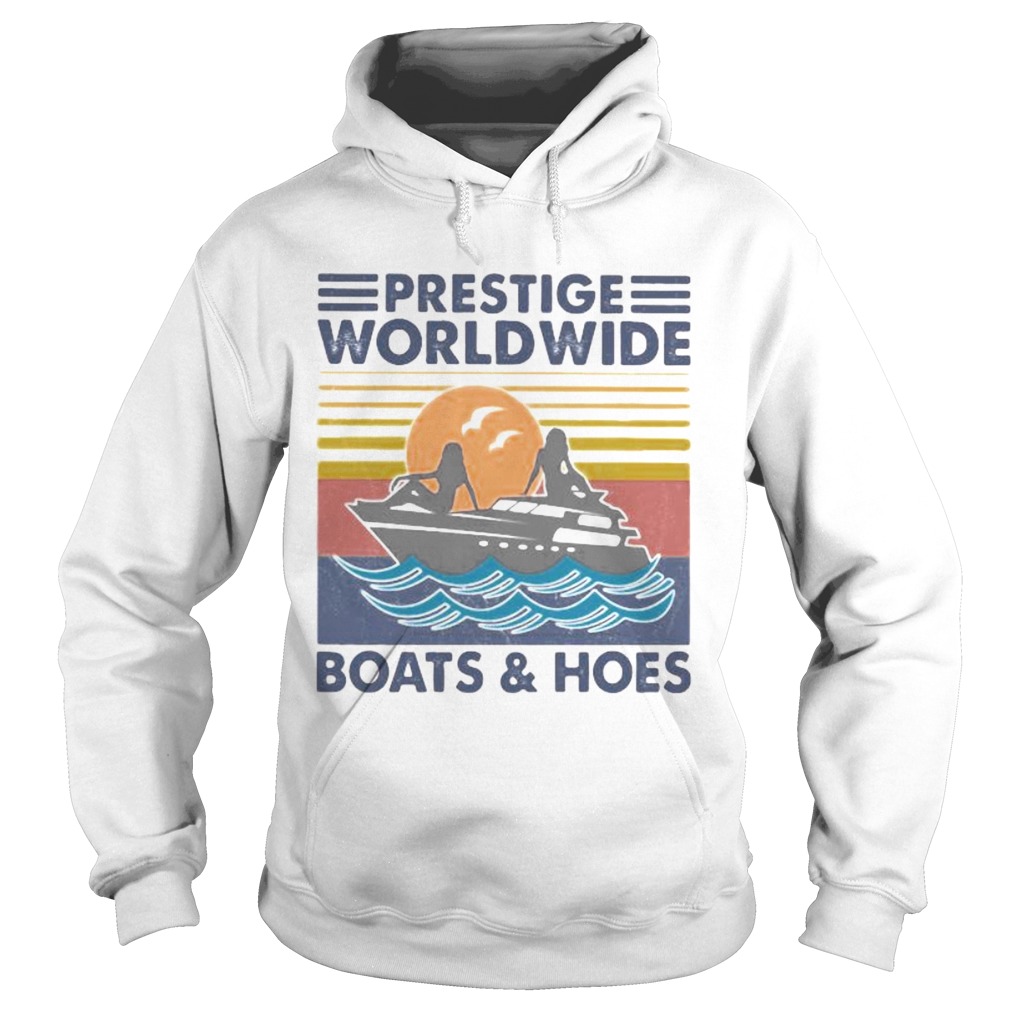 Ocean Prestige worldwide boats and hoes vintage retro Hoodie