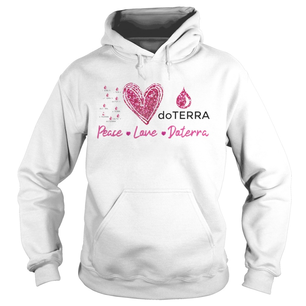 Peace Love Doterra Diamond Hoodie