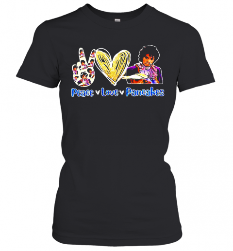 Peace Love Pancakes Diamond T-Shirt Classic Women's T-shirt