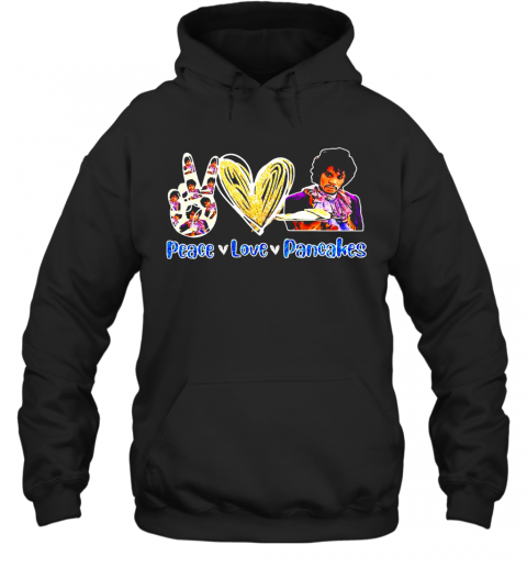 Peace Love Pancakes Diamond T-Shirt Unisex Hoodie