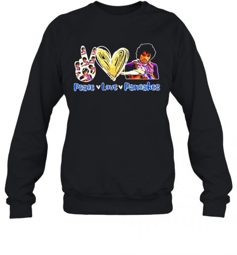 Peace Love Pancakes Diamond T-Shirt Unisex Sweatshirt