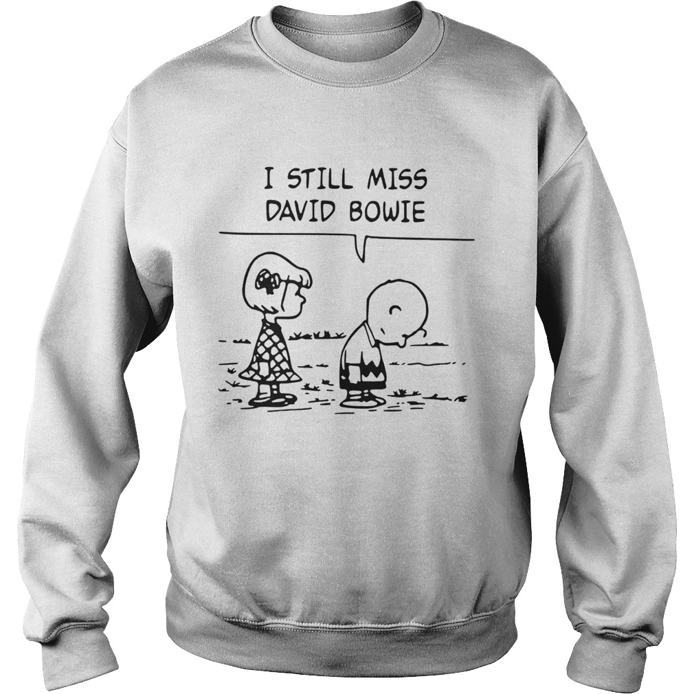 Peanuts Charlie Brown I Still Miss David Bowie Sweatshirt