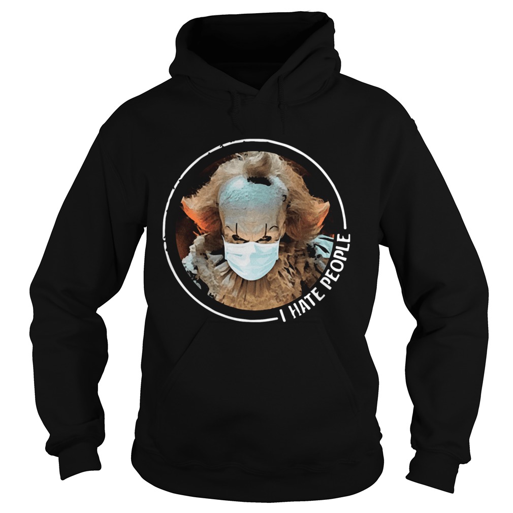 Pennywise Face Mask I Hate People Hoodie