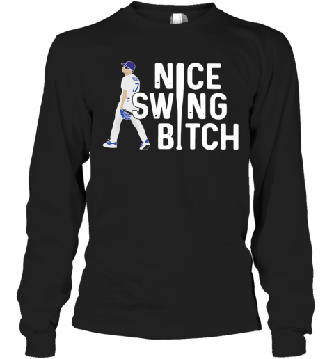 Perfect Joe Kelly Nice Swing Bitch T-Shirt Long Sleeved T-shirt 
