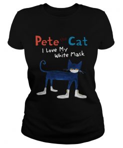 Pete The Cat I Love My White Mask  Classic Ladies