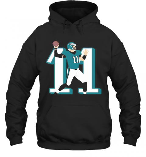 Philadelphia Eagles 11 Carson Wentz Football T-Shirt Unisex Hoodie