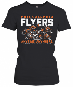 Philadelphia Flyers Anytime Anywhere Violent Gentlemen Hockey Club T-Shirt Classic Women's T-shirt