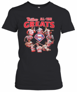 Philadelphia Phillies Alll Time Greats Signatures T-Shirt Classic Women's T-shirt