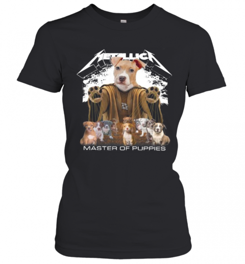 Pitbull Metallica Master Of Puppies T-Shirt Classic Women's T-shirt