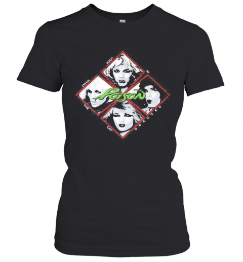 Poison Look What The Cat Dragged In Tour Mens Vintage T-Shirt Classic Women's T-shirt