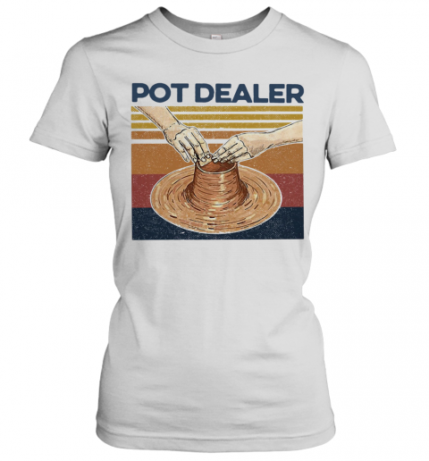 Pot Dealer Pottery Vintage Retro T-Shirt Classic Women's T-shirt