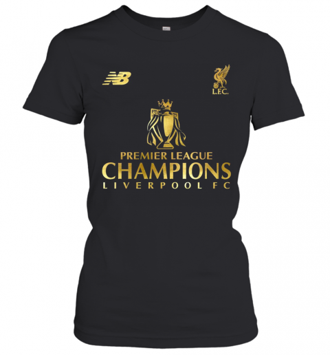 Premier League Champions List Liverpool FC T-Shirt Classic Women's T-shirt