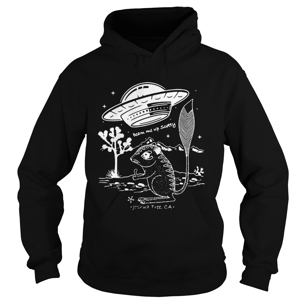 Premium Endangered Kangaroo Rat Joshua Tree Beam Me Up Scotty Hoodie