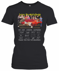 Pretty 10Th Anniversary Mrs Brown'S Boys Thank You For The Memories Signatures T-Shirt Classic Women's T-shirt