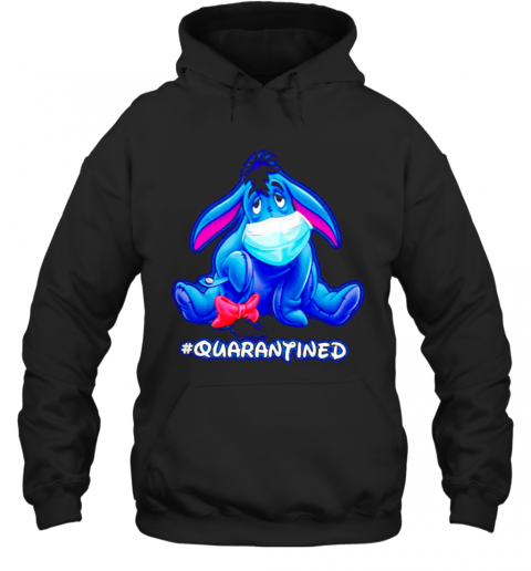Quarantined Eeyore Face Mask T-Shirt Unisex Hoodie
