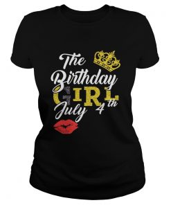 Queen Lip The Birthday Girl July 4th Diamond  Classic Ladies