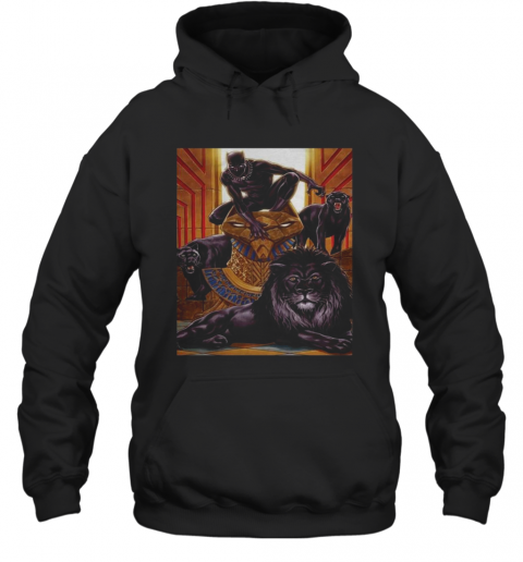 RIP Black Panther Black Lion T-Shirt Unisex Hoodie