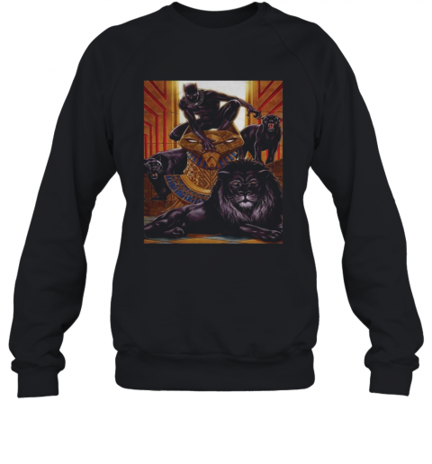 RIP Black Panther Black Lion T-Shirt Unisex Sweatshirt