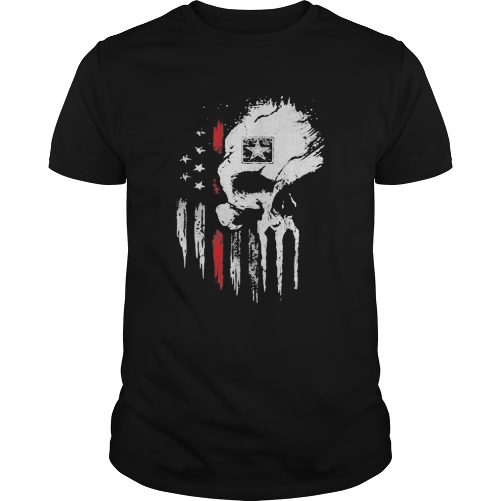 Red Army Skull American Flag Independence Day shirt