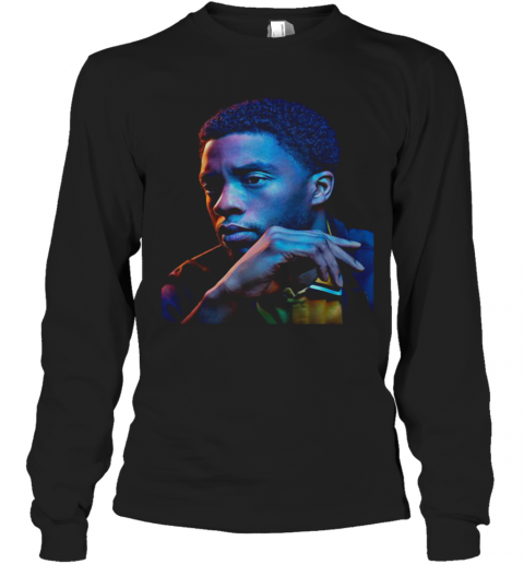 Rip Chadwick Boseman Black Panther Actor T-Shirt Long Sleeved T-shirt 