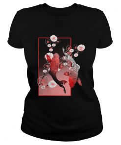 Sakura Cherry Blossom Koi Fish  Classic Ladies