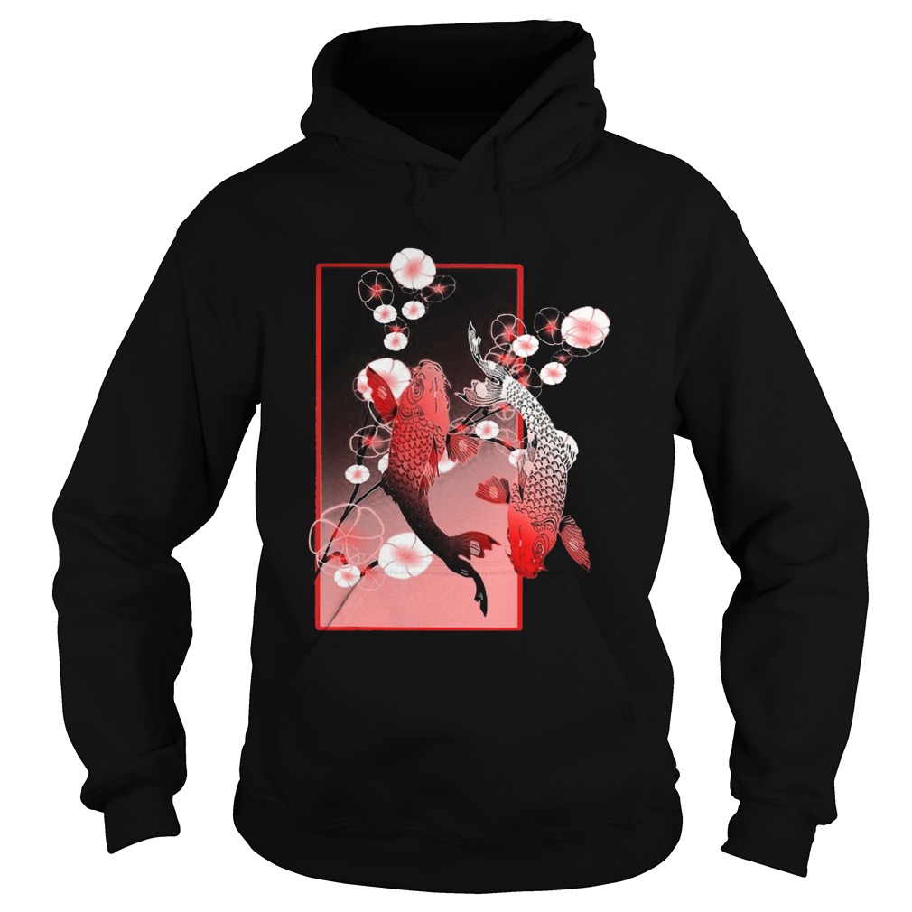 Sakura Cherry Blossom Koi Fish Hoodie