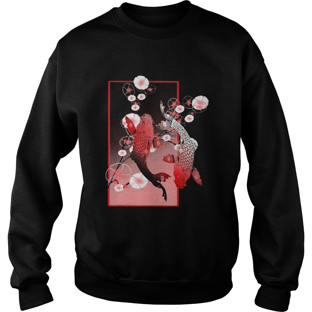 Sakura Cherry Blossom Koi Fish Sweatshirt