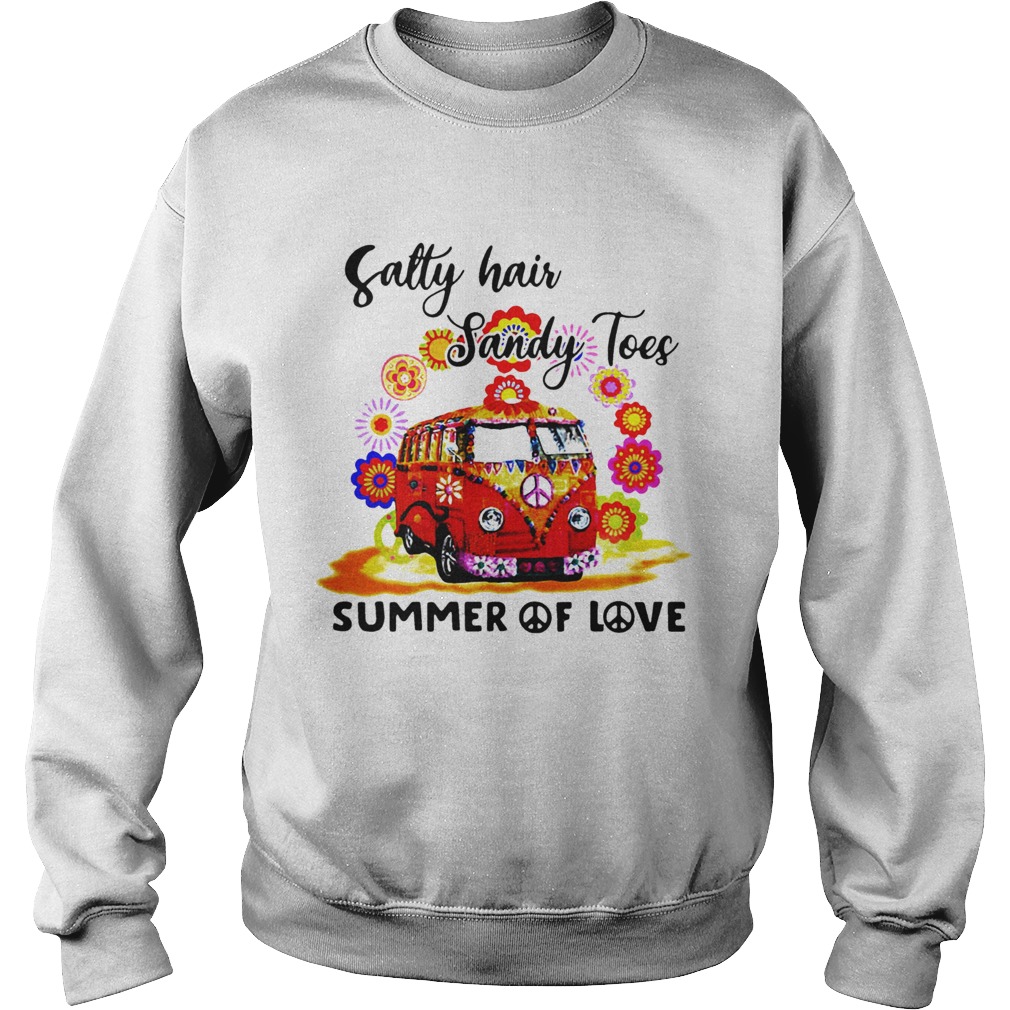 Salty Hair Sandy Toes Summer Of Love Sweatshirt