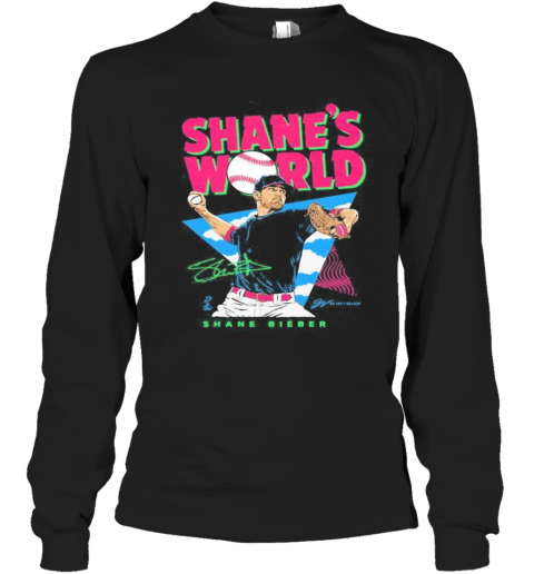 Shane'S World Shane Bieber Signature T-Shirt Long Sleeved T-shirt 