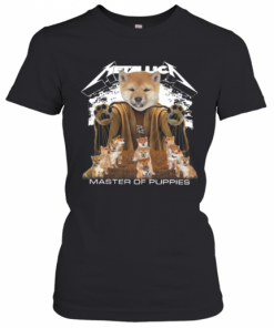 Shiba Inu Metallica Master Of Puppies T-Shirt Classic Women's T-shirt