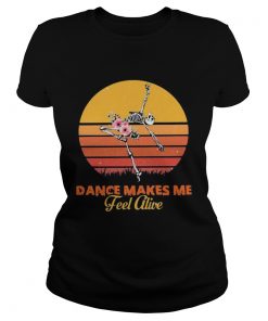 Skeleton Dance makes me fell alive vintage retro  Classic Ladies