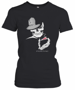 Skeleton Skull Pontiac Logo T-Shirt Classic Women's T-shirt