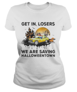 Skeleton get in loser we are saving halloweentown moon  Classic Ladies