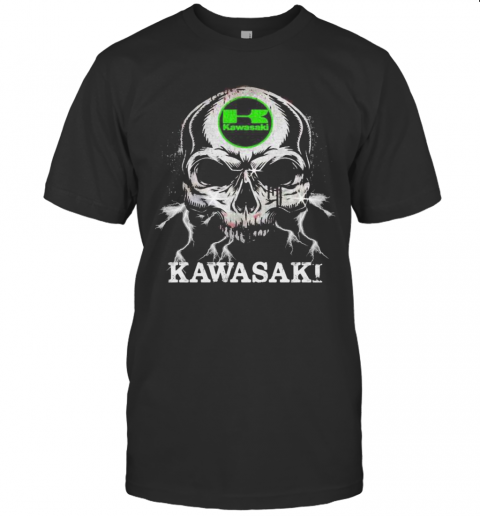 Skull Kawasaki Logo T-Shirt
