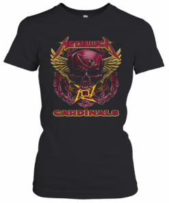 Skull Metallic Cardinals T-Shirt Classic Women's T-shirt