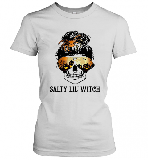 Skull Salty Lil Witch Halloween T-Shirt Classic Women's T-shirt