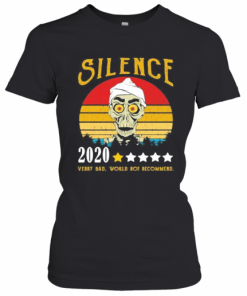 Skull Silence 2020 Very Bad Would Not Recommend Vintage Retro Stars T-Shirt Classic Women's T-shirt